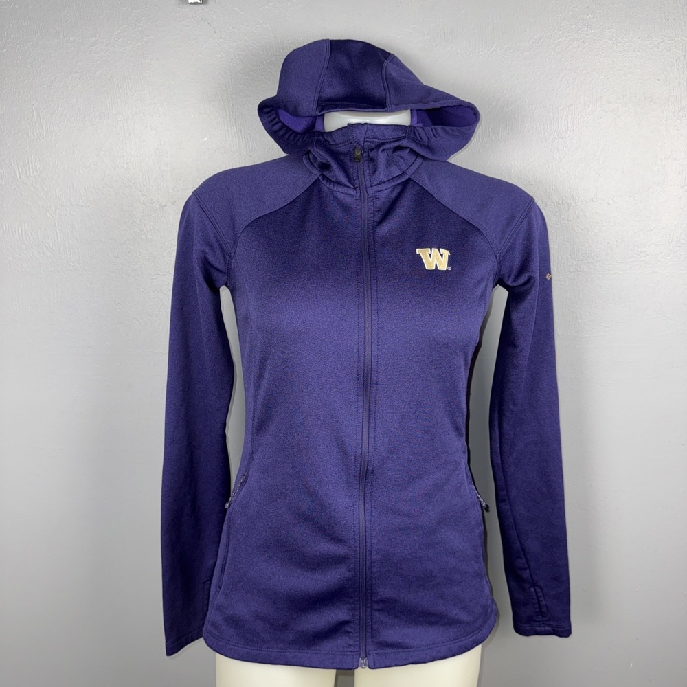 Columbia Washington Huskies Saturday Trail Hooded Jacket Women's S Purple